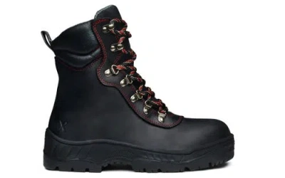 Xena Workwear Horizon Lace Up Alloy Toe Safety Boot In Black