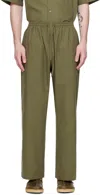 Xenia Telunts Green Restful Trousers In Green