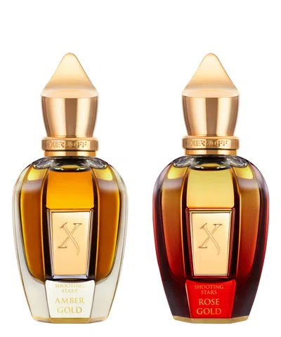 Xerjoff Amber Gold &amp; Rose Gold Kit Parfum 2x50 ml In White