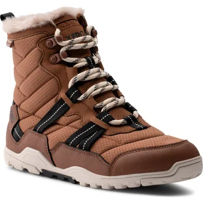 Xero Shoes Alpine Faux-fur Trim Boot In Brown