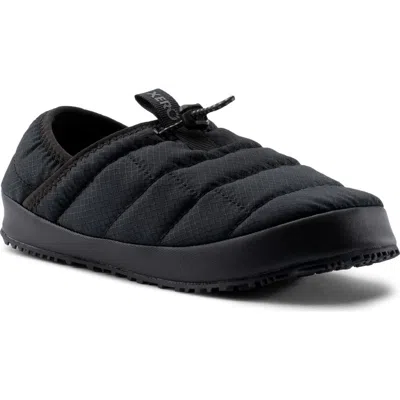 Xero Shoes Pagosa Fireside Quilted Outdoor Slipper In Black