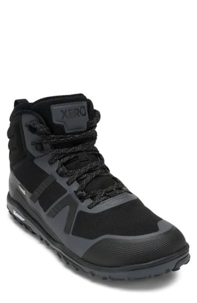Xero Shoes Scrambler Mid Ii Wp Waterproof Hiking Boot In Black