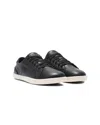 Xero Shoes Women's Dillion Leather Sneakers In Black In Black