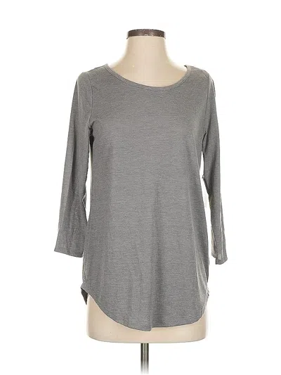 Xersion 3/4 Sleeve T-shirt In Gray