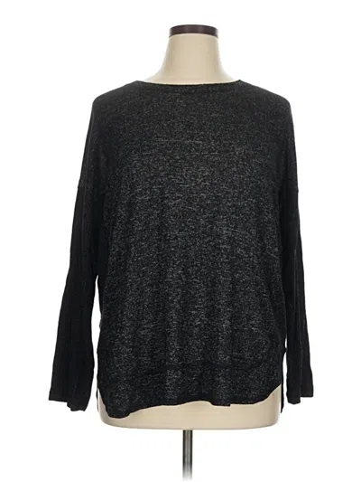 Pre-owned Xersion 3/4 Sleeve T-shirt In Black