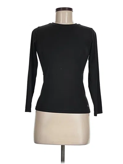 Pre-owned Xersion 3/4 Sleeve T-shirt In Black