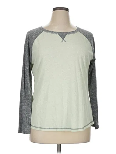 Pre-owned Xersion 3/4 Sleeve T-shirt In Gray