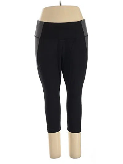 Pre-owned Xersion Active Pants In Black