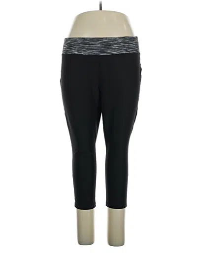 Pre-owned Xersion Active Pants In Black