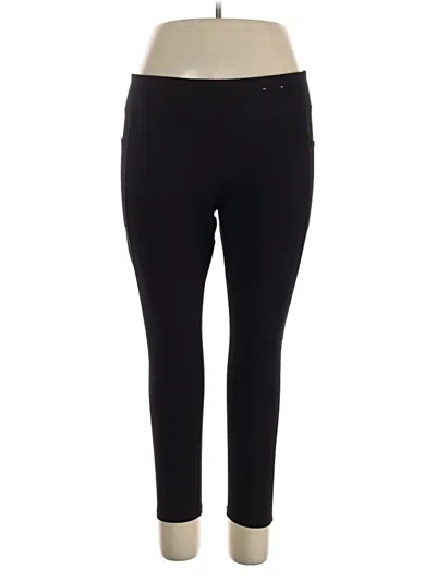 Pre-owned Xersion Active Pants In Black