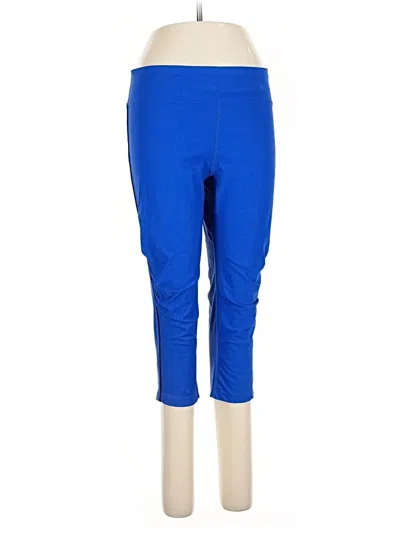 Pre-owned Xersion Active Pants In Blue