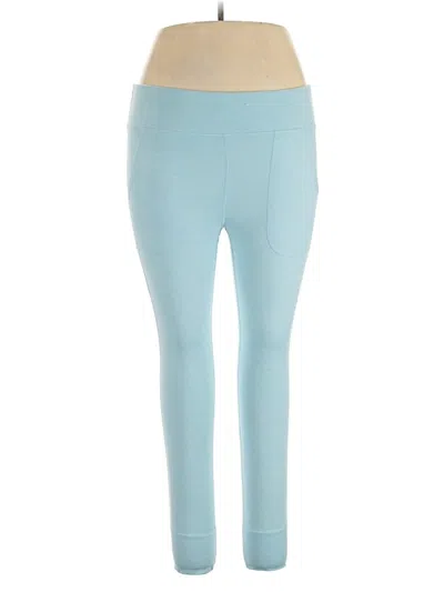 Pre-owned Xersion Active Pants In Blue