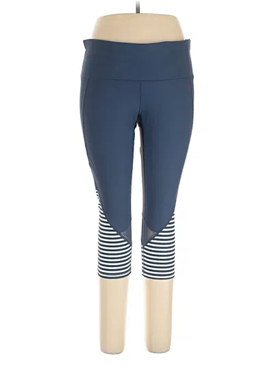 Pre-owned Xersion Active Pants In Blue