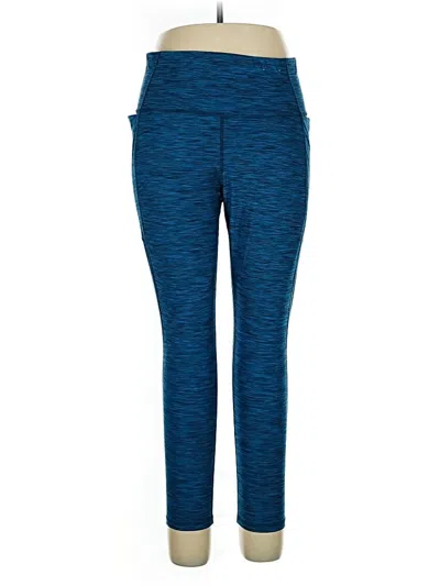 Pre-owned Xersion Active Pants In Blue