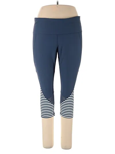 Pre-owned Xersion Active Pants In Blue