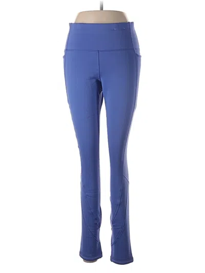 Pre-owned Xersion Active Pants In Blue