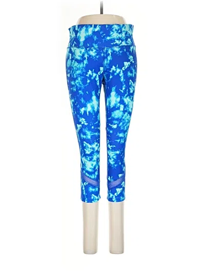 Pre-owned Xersion Active Pants In Blue