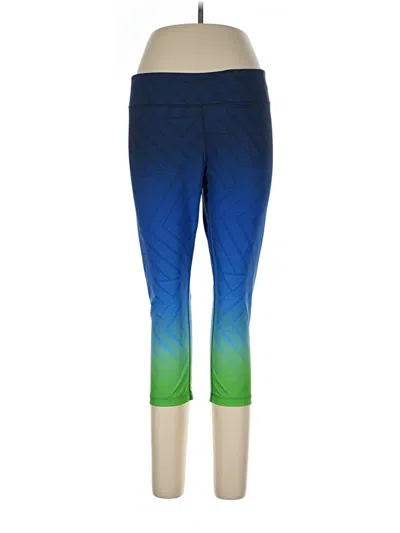 Pre-owned Xersion Active Pants In Blue