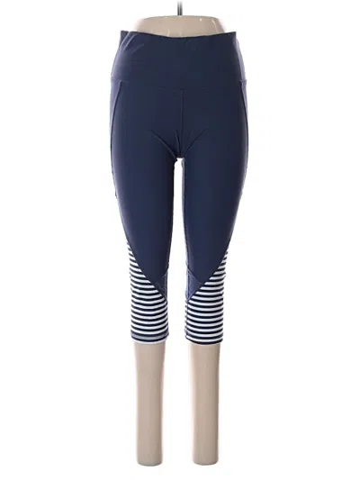Pre-owned Xersion Active Pants In Blue