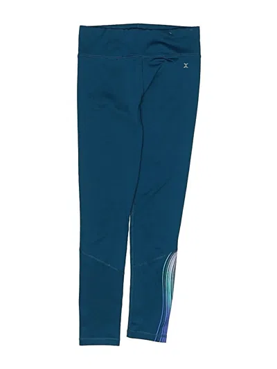 Pre-owned Xersion Kids' Active Pants In Blue