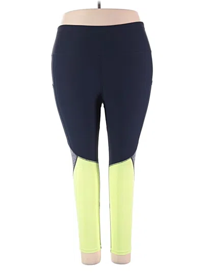 Pre-owned Xersion Active Pants In Blue