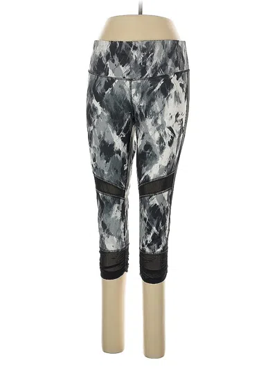 Pre-owned Xersion Active Pants In Gray