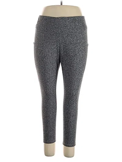 Pre-owned Xersion Active Pants In Gray