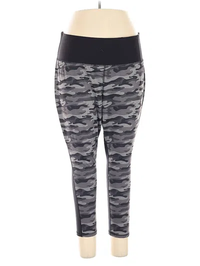 Pre-owned Xersion Active Pants In Gray
