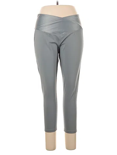 Pre-owned Xersion Active Pants In Gray