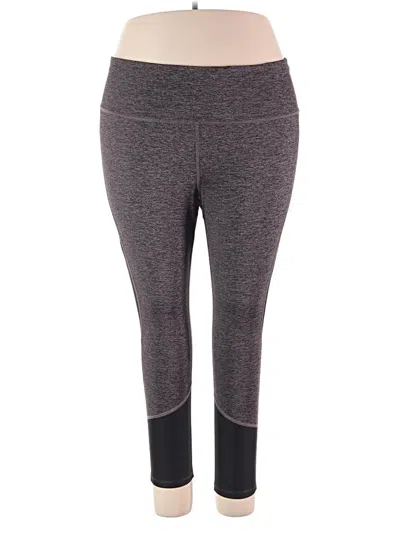 Pre-owned Xersion Active Pants In Gray