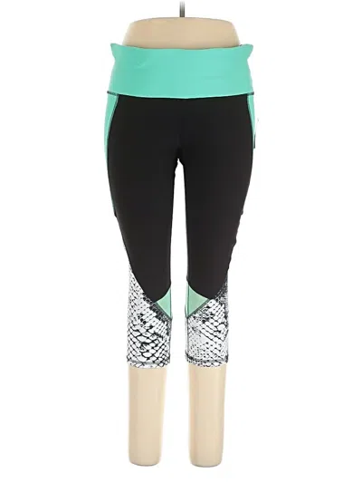 Pre-owned Xersion Active Pants In Green