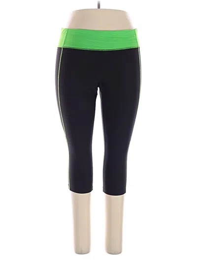 Pre-owned Xersion Active Pants In Green