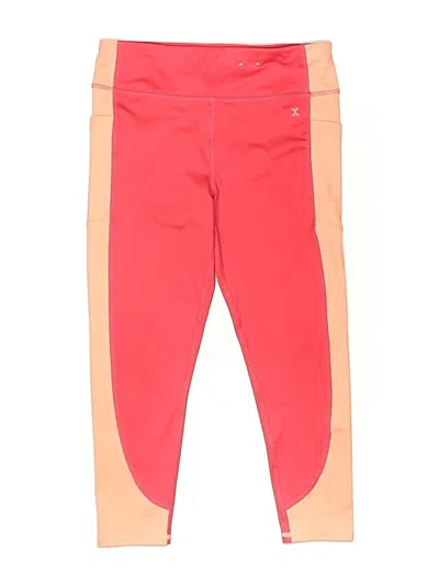Pre-owned Xersion Kids' Active Pants In Orange