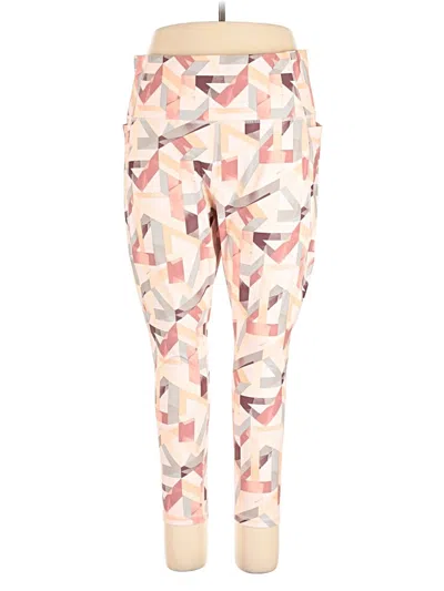 Pre-owned Xersion Active Pants In Pink