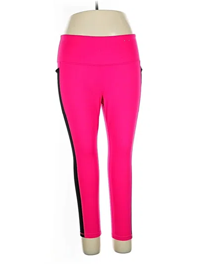 Pre-owned Xersion Active Pants In Pink