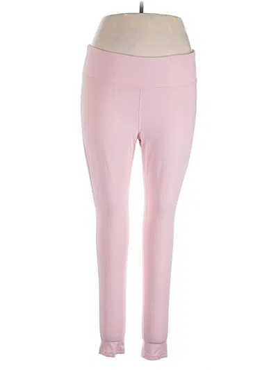 Pre-owned Xersion Active Pants In Pink