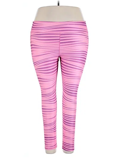 Pre-owned Xersion Active Pants In Pink