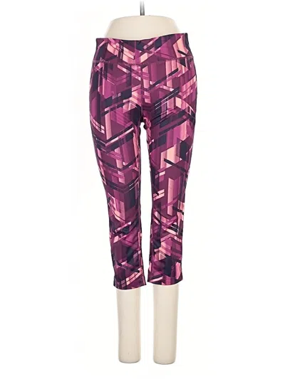 Pre-owned Xersion Active Pants In Purple