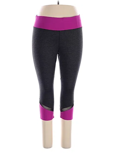 Pre-owned Xersion Active Pants In Purple