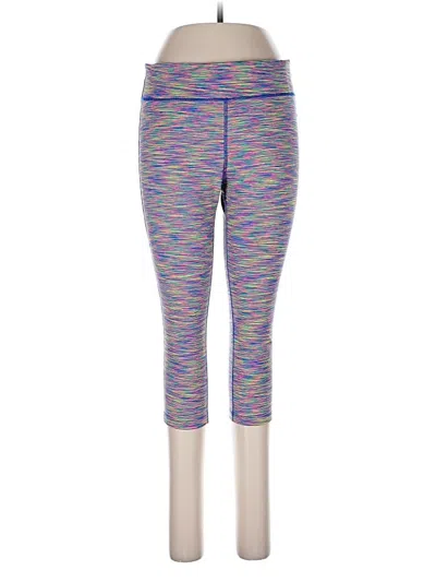 Pre-owned Xersion Active Pants In Purple