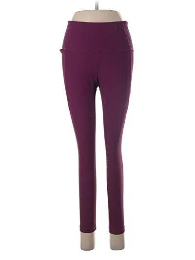 Pre-owned Xersion Active Pants In Purple