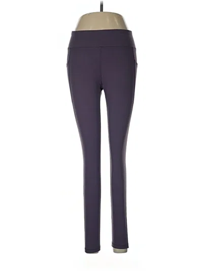 Pre-owned Xersion Active Pants In Purple