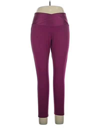 Pre-owned Xersion Active Pants In Purple