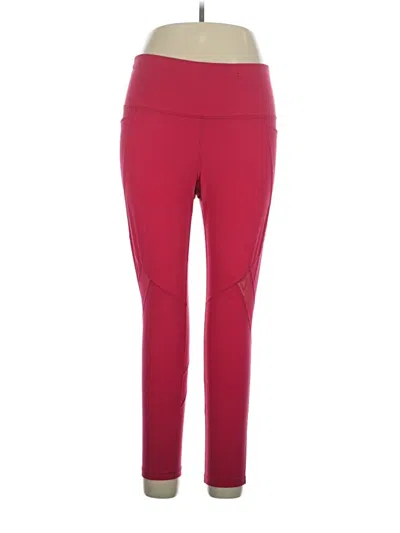 Pre-owned Xersion Active Pants In Red
