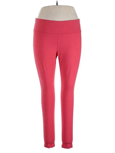Pre-owned Xersion Active Pants In Red