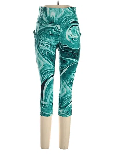 Pre-owned Xersion Active Pants In Teal