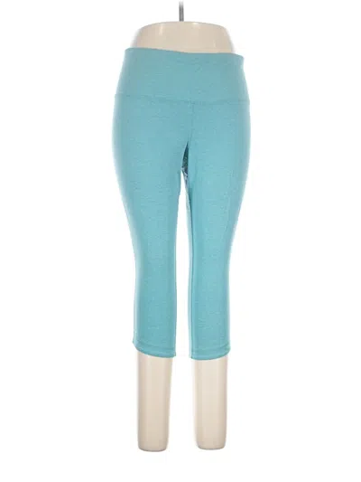 Pre-owned Xersion Active Pants In Teal