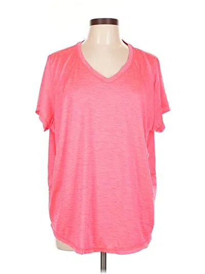 Pre-owned Xersion Active T-shirt In Pink
