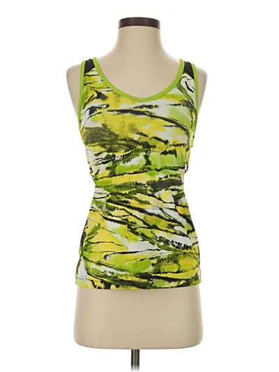 Pre-owned Xersion Active Tank Top In Green