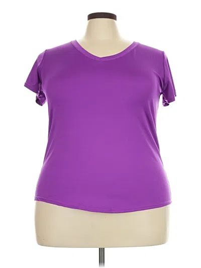 Pre-owned Xersion Active T-shirt In Purple
